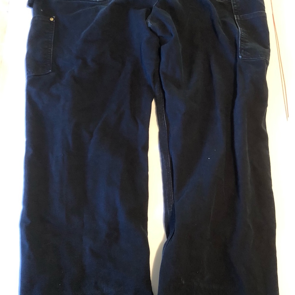 Carhartt Loose Fit Firm Duck Double-Front Utility Work Pant B01 Men’s Black 38